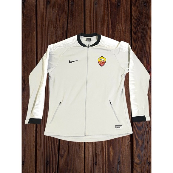 Nike AS Roma Anthem Jacket XL 920062-014 Wolf Grey Authentic Football Dri-Fit - Picture 1 of 13
